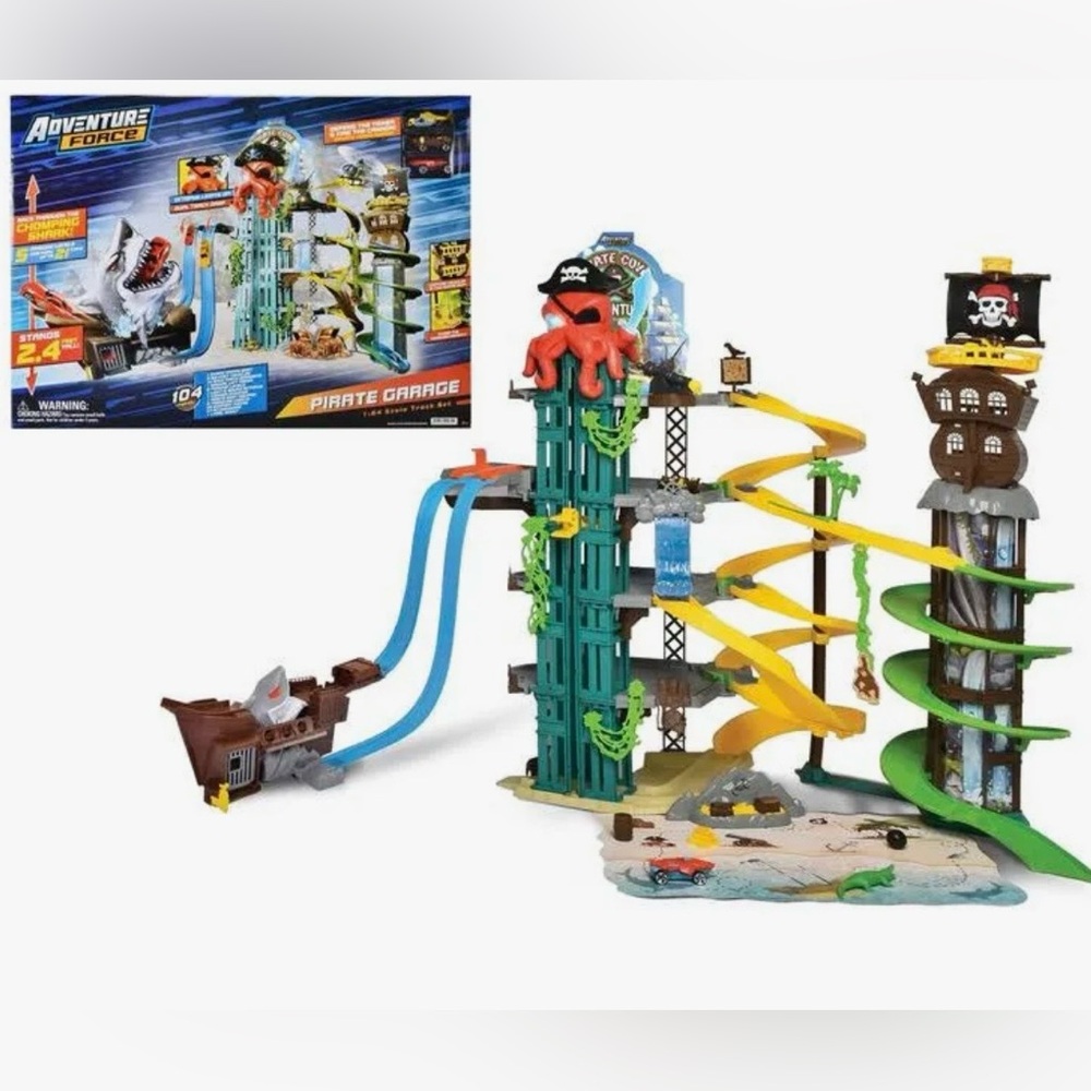 Adventure Force Pirate Garage Playset - Racetrack